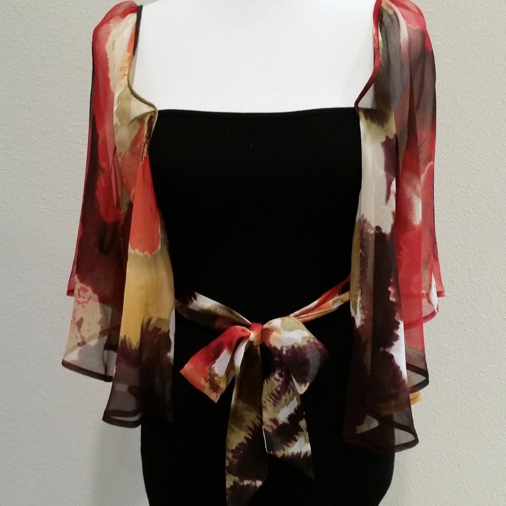 Bebe Black & Red Top